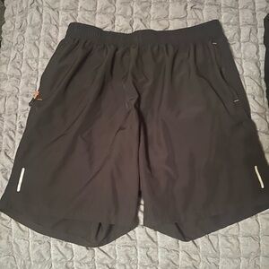 Black gym shorts